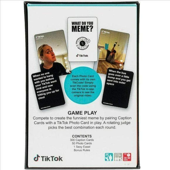What Do You Meme? TikTok Ed. TikTok-Themed Version of #1 Party Game New Open Box - Picture 3 of 8